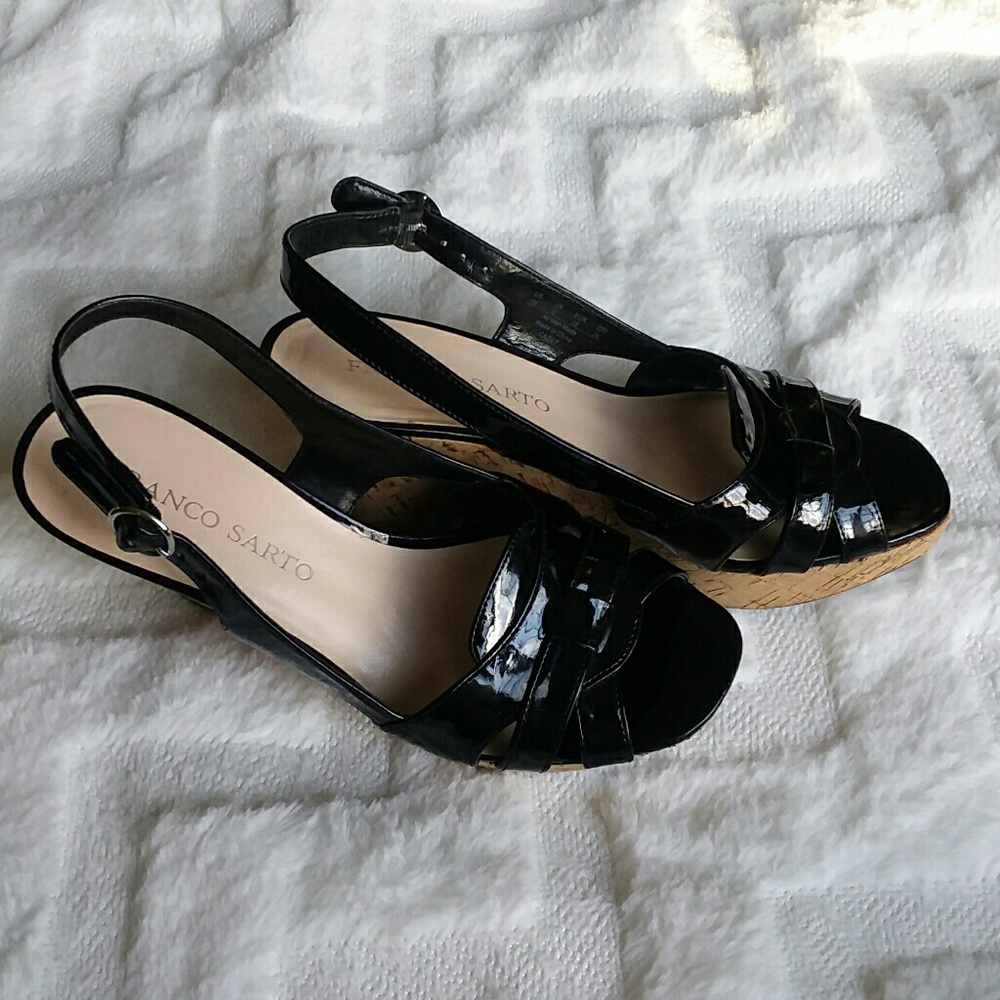 Franco Sarto cork wedge sandals - Picture 8 of 8